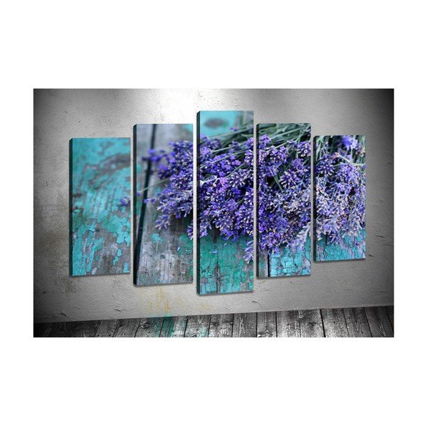 Set 5 tablouri Tablo Center Provence Bouquet