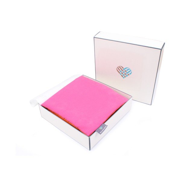 Față de pernă WeLoveBeds Orange & Rasberry, 45 x 45 cm-image-2