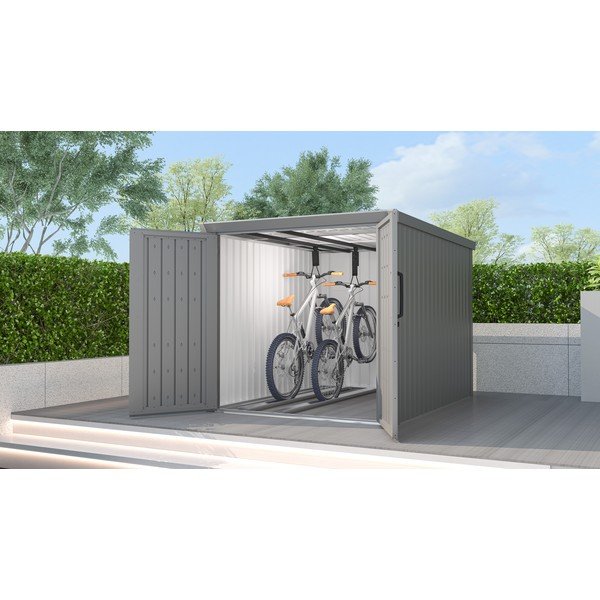 Dulap de grădină gri Avocado B – Rojaplast-image-2