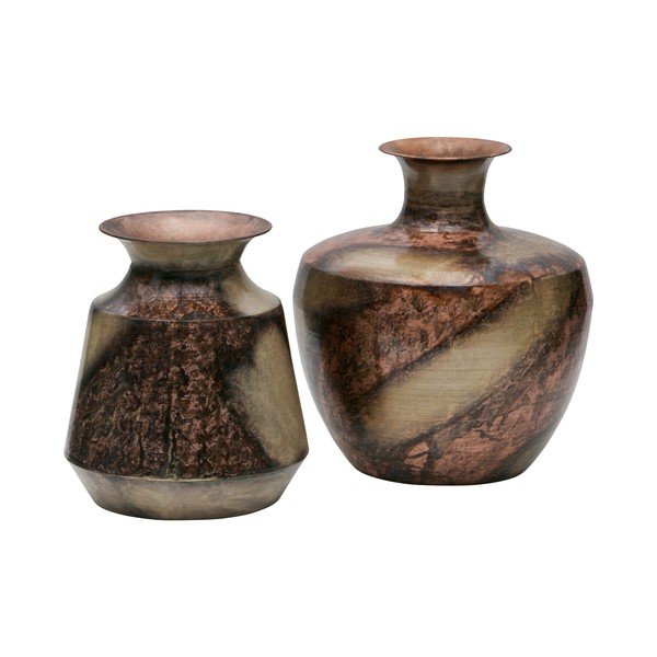 Vază decorativă din metal reciclat BePureHome, ⌀ 30 cm-image-3