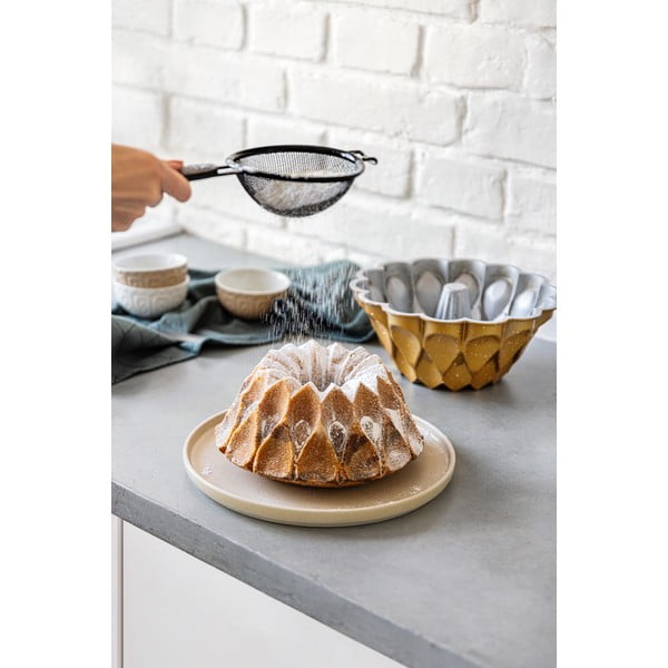 Formă de copt din aluminiu turnat Bonami Selection Volcania, auriu-image-1