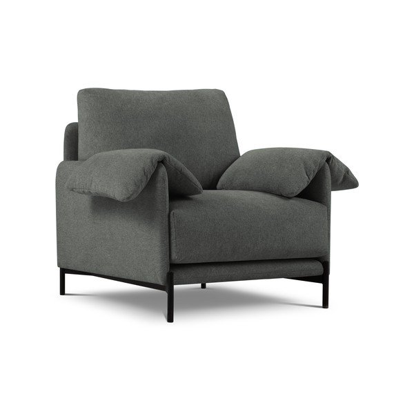 Fotoliu Interieurs 86 Zoe, gri închis-image-2