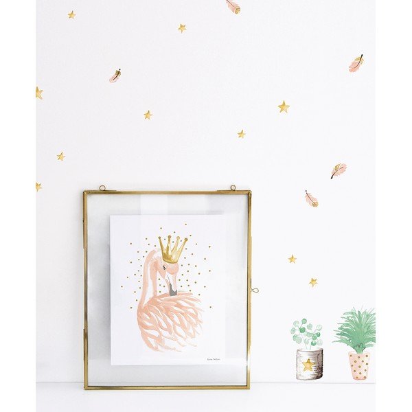 Autocolante pentru copii 81 buc. 30x42 cm Etoiles Dorees – Lilipinso-image-2