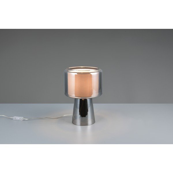 Veioză gri (înălțime 29 cm) Rocka – Trio-image-4