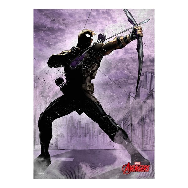 Poster Marvel Dark Edition - Hawkeye