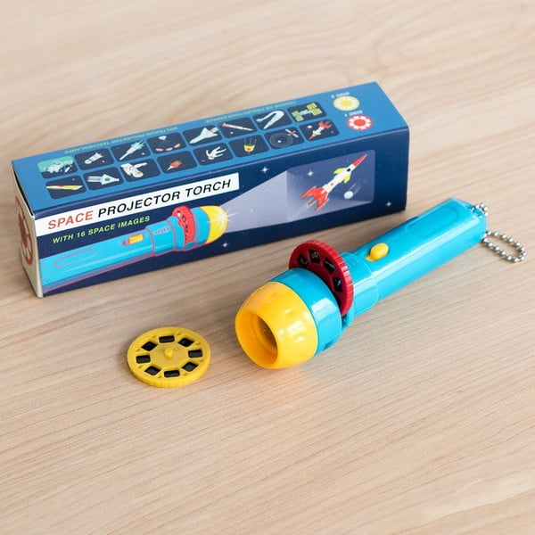 Lanternă de buzunar cu proiecții cu model spațial pentru copii Rex London, 16 imagini-image-1
