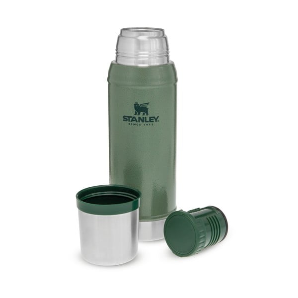 Termos verde din oțel inoxidabil 750 ml Legendary Classic Hammer Tone Green – Stanley-image-2