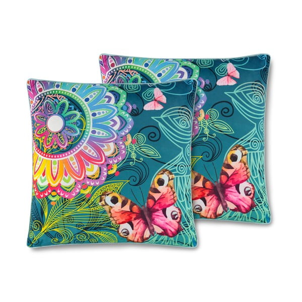 Pernă reversibilă HIP Parada, 48 x 48 cm, multicolor-image-2