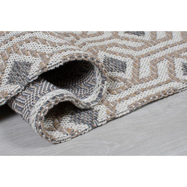 Covor din bumbac Flair Rugs Bombax, 114 x 170 cm, bej-gri-image-1