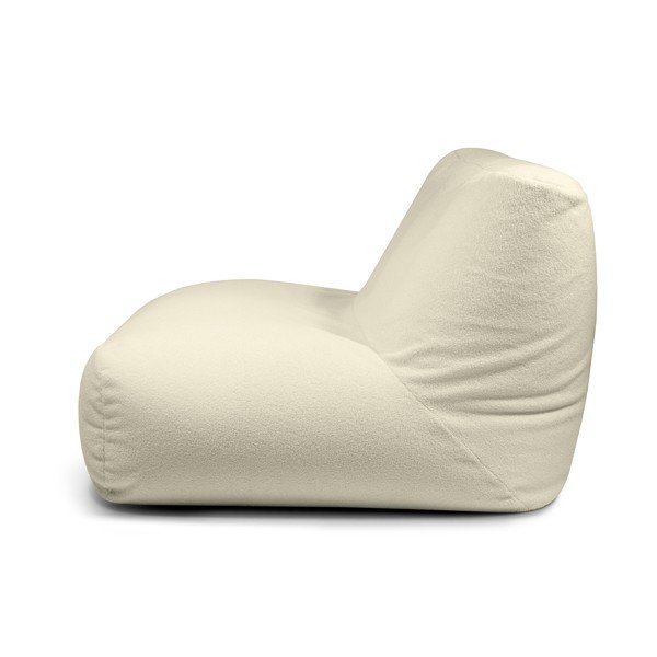 Fotoliu bean bag maro cu tapițerie din țesătură bouclé Sofa Tube – SLOWDOWN-image-3