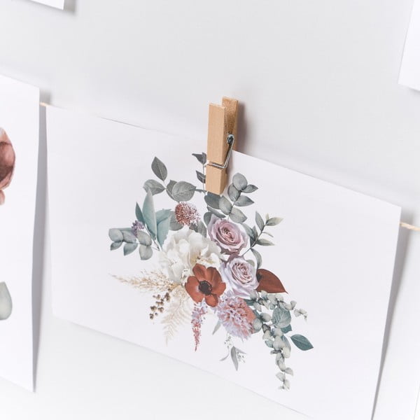 Ramă foto de perete în culoare naturală 43x43 cm – Casa Selección-image-1