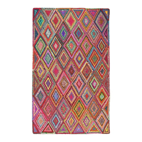 Covor din bumbac Eco Rugs Whimsical Geo, 120 x 180 cm