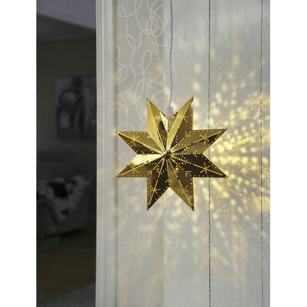 Decorațiune luminoasă de Crăciun de culoare aurie Classic - Star Trading-image-2