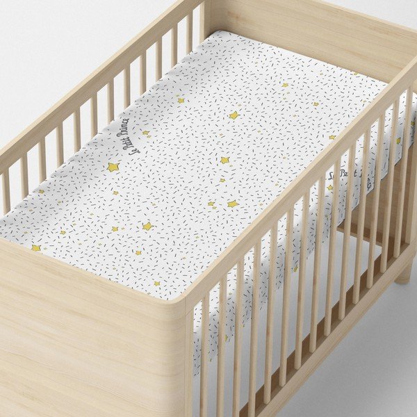 Cearceaf pentru copii din bumbac pentru pătuț cu elastic 70x140 cm Aventureux – Mr. Fox-image-1