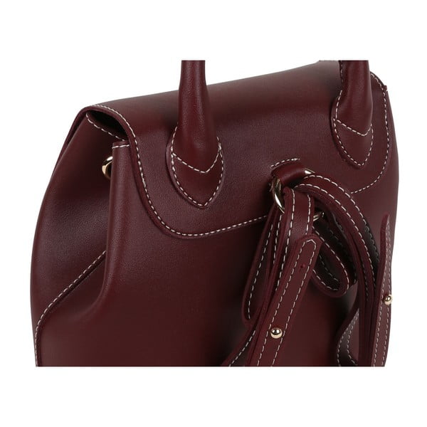 Rucsac din piele ecologică Beverly Hills Polo Club Polly, bordo-image-3
