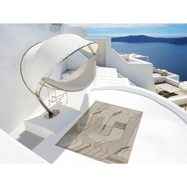 Covor de exterior bej 130x190 cm Emma – Universal-image-1