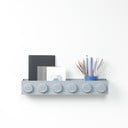 Raft de perete pentru copii LEGO® Sleek, gri