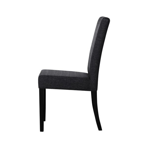 Scaun din lemn de fag Ted Lapidus Maison Tonka cu picioare negre, negru-image-1