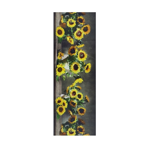 Covor Universal Ricci Sunflowers, 52 x 100 cm