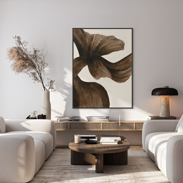 Tablou pictat manual cu ramă/pe pânză 91x121 cm Astra – Malerifabrikken-image-1