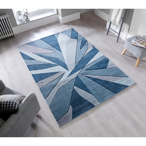 Covor Flair Rugs Shatter Denim, 160 x 230 cm-image-1