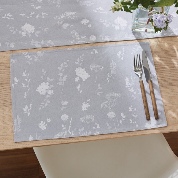 Suport pentru farfurii 2 buc. din material textil 46x30 cm Meadowsweet Floral – Catherine Lansfield-image-1