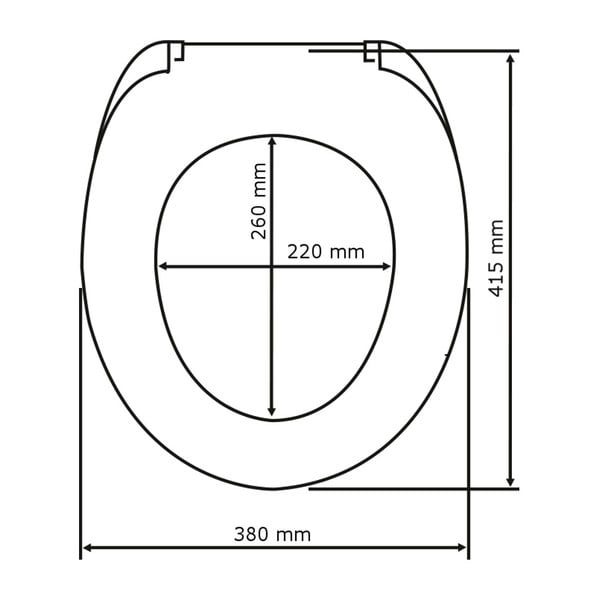 Capac WC din lemn Capac WC Wenko Prima, 41 x 38 cm, alb-image-4