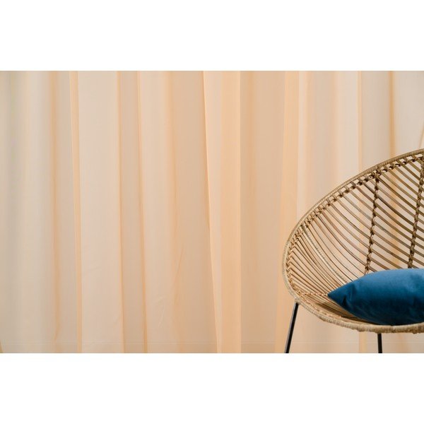 Perdea portocalie 300x260 cm Voile – Mendola Fabrics-image-1