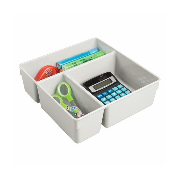 Organizator InterDesign Clarity Clean, alb-image-3