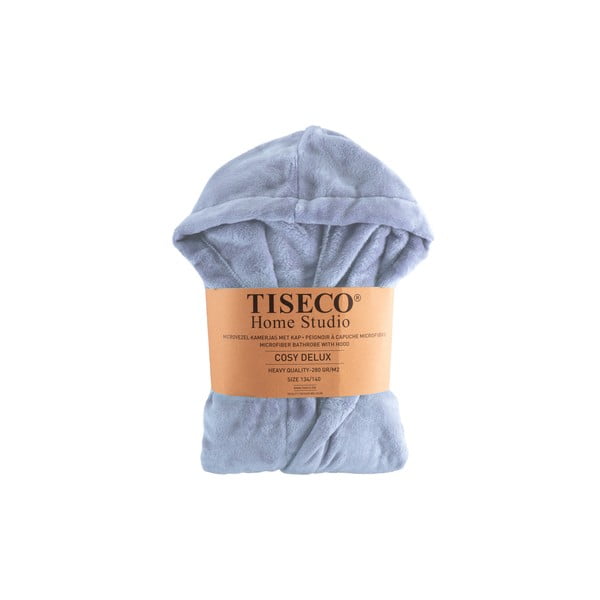 Halat pentru copii albastru din micropluș/cocolino Delux – Tiseco Home Studio