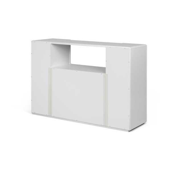 Comodă TemaHome Jade, alb lucios-image-1