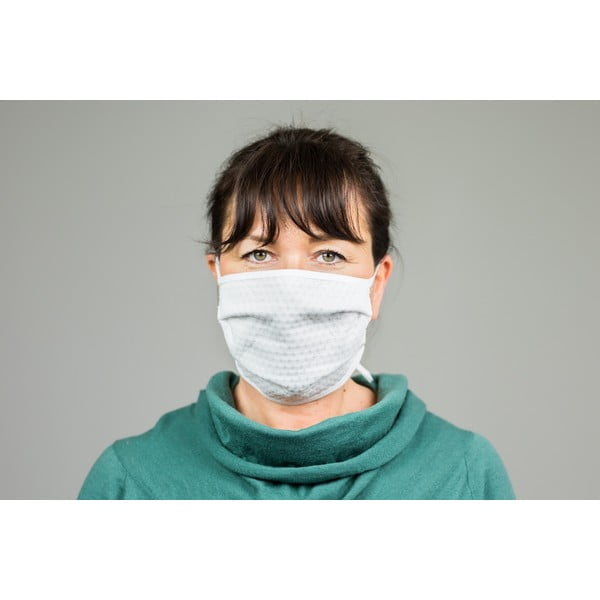 Set 5 măști textile pentru protecție SILVER-image-1
