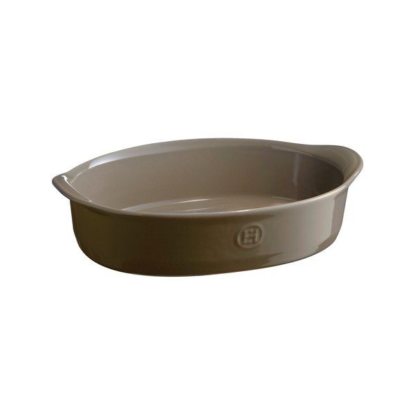 Vas oval de copt Emile Henry, 1,3 l, gri rândunică