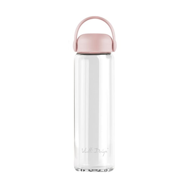 Sticlă roz din sticlă 540 ml Fuori – Vialli Design
