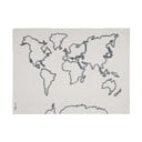Hartă 160x120 cm de perete Canvas Map – Lorena Canals