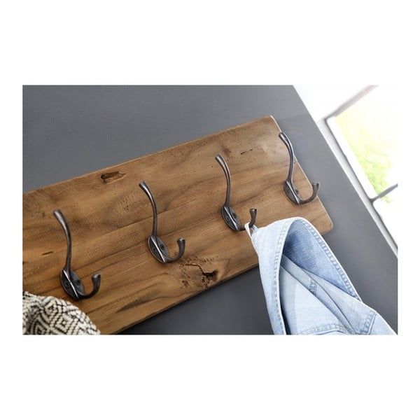 Cuier din lemn de tec HSM collection Railwood-image-3