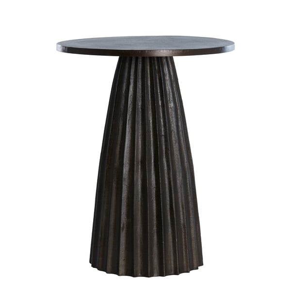 Măsuță auxiliară rotundă din metal ø 40 cm Veglia – Light & Living