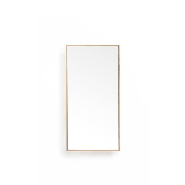 Dulăpior cu oglindă din lemn de stejar în culoare naturală 31x61,5 cm Slimline - Wireworks-image-2