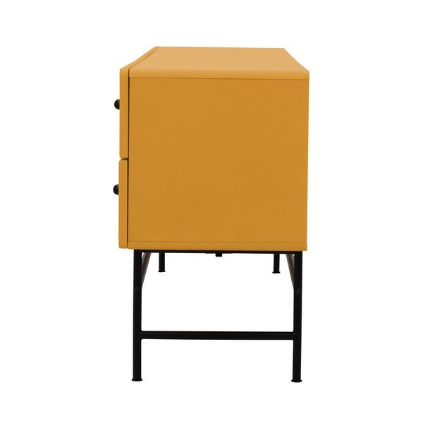 Comodă joasă galbenă 68,5x68,5 cm Cocktail - Tenzo-image-3