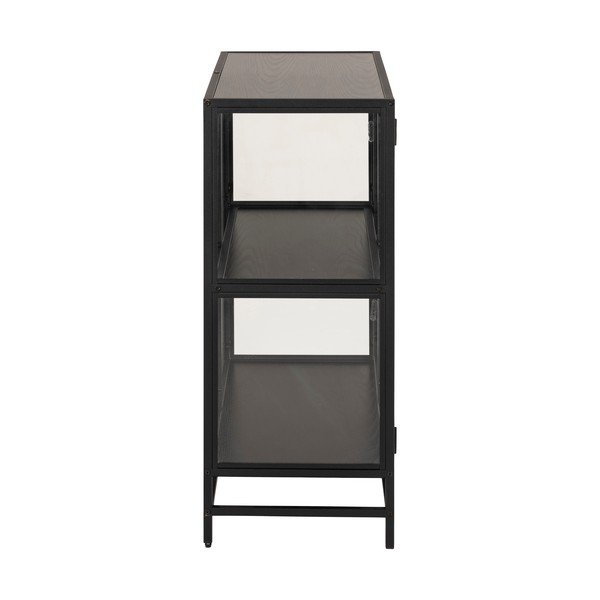 Vitrină Actona Seaford, 77 x 86,4 cm, negru-image-4