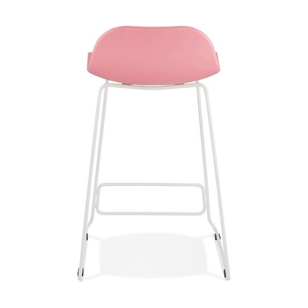 Scaun de bar Kokoon Slade Mini, înălțime 66 cm, roz-image-3