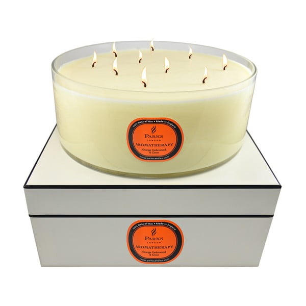 Lumânare parfumată Parks Candles London, 70 ore, aromă de portocală și cedru