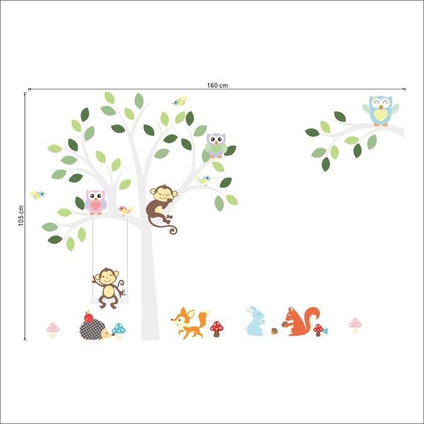 Set autocolante Ambiance Monkey-image-3