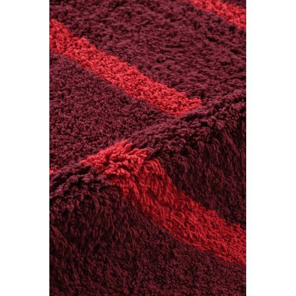 Covor roșu/burgundy din bumbac 200x300 cm Mika – Jotex-image-2