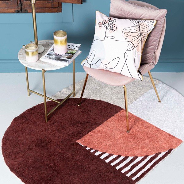 Covor burgundy lavabil 134x200 cm Faaborg – HF Living-image-1