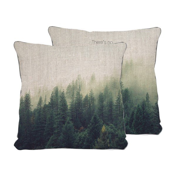 Pernă decorativă Tierra Bella No App, 45 x 45 cm, verde-bej-image-2
