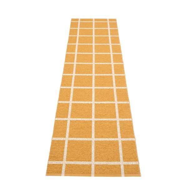 Covor tip traversă pentru interior și exterior galben ocru 70x300 cm Ada Ochre – Pappelina