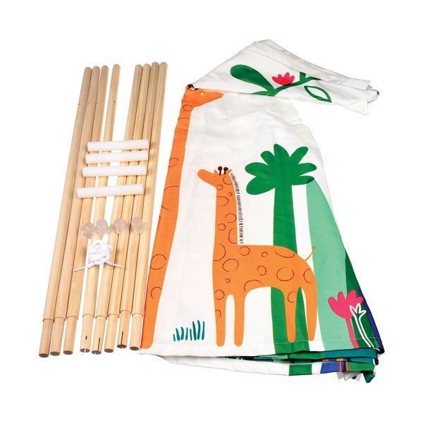 Cort teepee cu modele de junglă Rex London-image-3