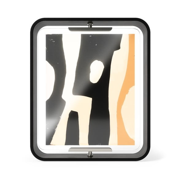 Ramă foto neagră cu picior de susținere din lemn 26x31,5 cm Bellwood – Umbra-image-2