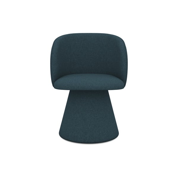 Scaun de sufragerie petrol tapițat Maia – Makamii-image-1